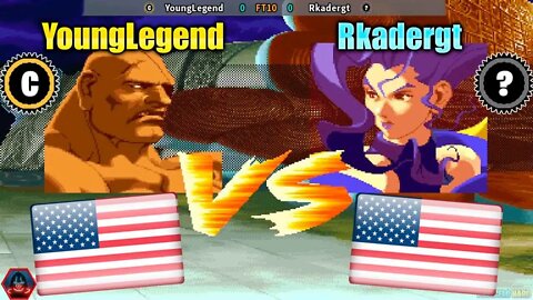 Street Fighter Alpha: Warriors Dreams (YoungLegend Vs. Rkadergt) [U.S.A. Vs. U.S.A.]