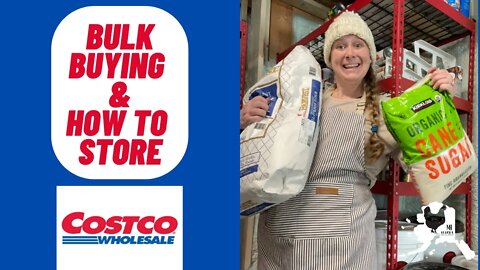 Bulk Buying & How To Store | what todo with bulk items from Costco | Tour our long term food storage