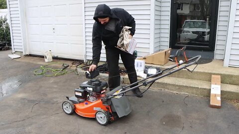 Putting The Finishing Touches On Mrs. Pattay's Performance Free Honda Husqvarba Mower