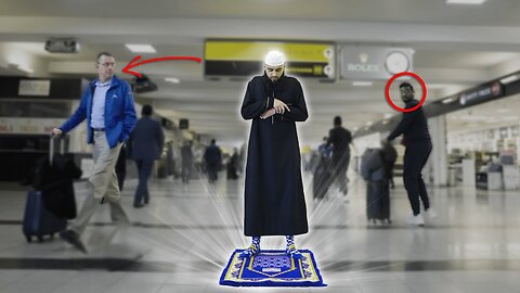 The Power of Prayer: A Muslim's Bold Stand for Faith in a Busy Airport