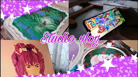 ✨STUDIO VLOG✨Art and daily life