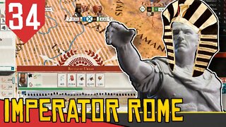 Nem os ELEFANTES AGUENTAM 50 MIL SOLDADOS! - Imperator Rome Egito #34 [Gameplay PT-BR]