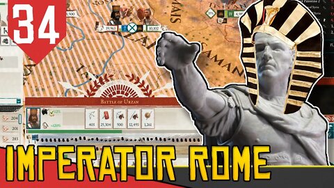 Nem os ELEFANTES AGUENTAM 50 MIL SOLDADOS! - Imperator Rome Egito #34 [Gameplay PT-BR]