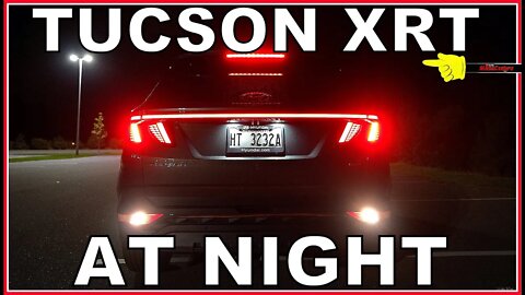 AT NIGHT: Hyundai Tucson XRT - Interior & Exterior Lighting Overview