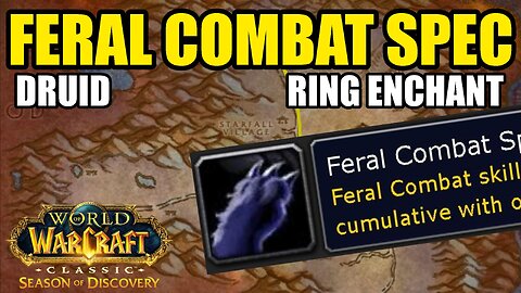 Druid FERAL COMBAT SPEC Rune Guide | WoW Classic SoD Season of Discovery