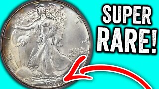 SUPER RARE SILVER HALF DOLLARS WORTH MONEY - 1945 WALKING LIBERTY HALF DOLLAR VALUE