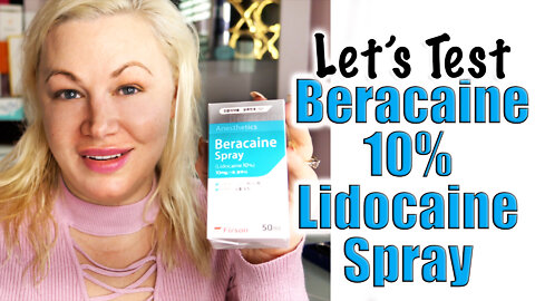 Let's Test out Beracaine 10% Lido Spray from www.acecosm.com | Code Jessica10 saves you 10% off