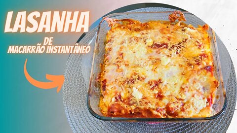 LASANHA DE MACARRÃO INSTANTÂNEO, FAÇA ESTA RECEITA!!! | #lasanha #macarrao