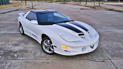 2001 Pontiac Trans Am WS6 5.7L Tuned Cammed LS1 Manual 6-Speed White T-Top Low Miles