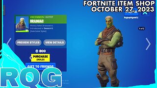 MORE FORTNITEMARES STUFF IS BACK! FORTNITE ITEM SHOP (October 27, 2023)