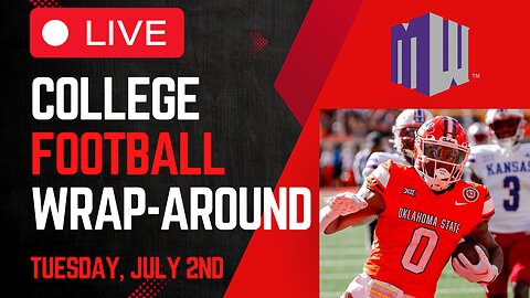 Ollie Gordon II Arrested | College Football Wrap-Around LIVE | Tuesday, July 2nd