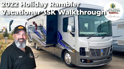 (RV) BEST CLASS A 2022 Holiday Rambler Vacationer 35K (Best Motorhome 2022 BEST CLASS A families)