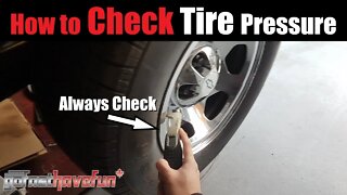 How to Check Tire Pressure | AnthonyJ350