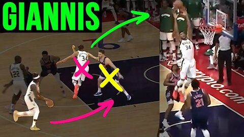 This Is How Giannis TRICKED The 76ers For The THROWDOWN