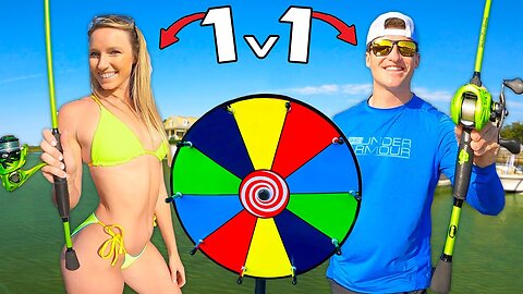 1v1 Spin The Wheel Fishing Challenge (WHO WILL WIN?)