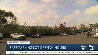 Safe parking lot now open 24 hours