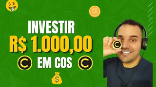 #Investir R$1.000,00 EM COS#BPs#Rumo ao Milhão de VEST#COMENTARIOLIVRE#