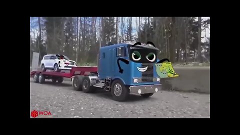 Container Trucks Go Wrong, Crash Police Car Funny Car Fails Compilation Woa Doodles