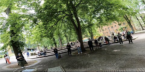 Portland State Univ: Skeptic Debates Me Over Proof of the Bible & Biblical Archeology, Draws A Crowd of 50 Students, Homosexuals & Atheists Contend w/ Me, Lively Crowd As I Exalt Jesus Christ!