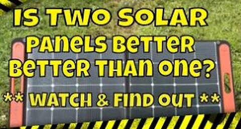 Solar Panel Power Generator - How to Get Faster Input from Solar Panel #prepping #diy #howto