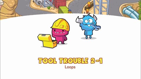 Puzzles Level 2-1 | CodeSpark Academy learn Loops in Tool Trouble | Gameplay Tutorials