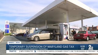 Lawmakers discuss details of emergency bill cutting gas tax in Maryland