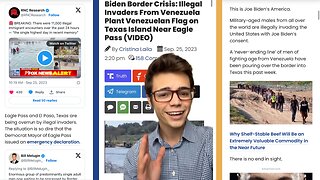 Victor Reacts: Invasion at the Border! Illegals Plant Foreign Flag on Texas Soil