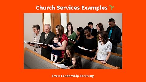 Church Services Examples 🌱