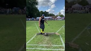 Highland Games How to throw a 50kg stone