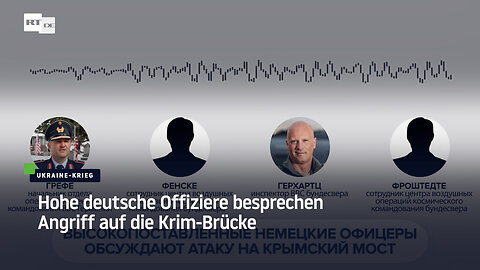 Hohe deutsche Offiziere besprechen Angriff auf die Krim-Brücke