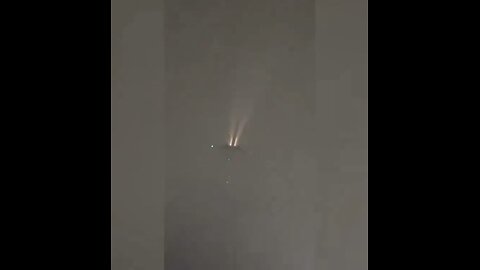 VIDEO: Dramatic video reveals an airplane being struck by lightning shortly after departing