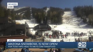 Arizona Snowbowl is now open!