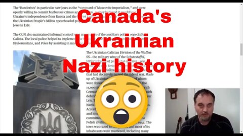 😒Sadly Canada Has Four Nazi Monuments Honoring Ukrainian's Who Fought With WW2 Germany 😲