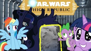 Rainbow Dash & Pinkie Pie LOVES Geode from Star Wars the High Republic!