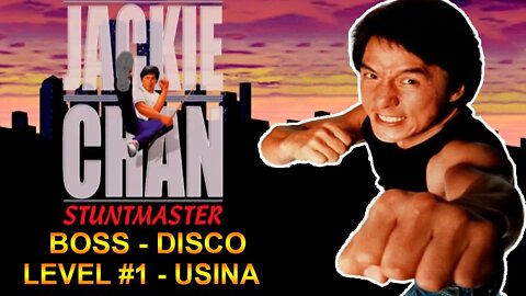 [PS1] - Jackie Chan Stuntmaster - [Boss Disco & Level 1 - Usina] - PT-BR - Detonado 100% - 1440p