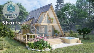 Small House Design Ideas - A Frame House - Minh Tai Design 25 - Shorts