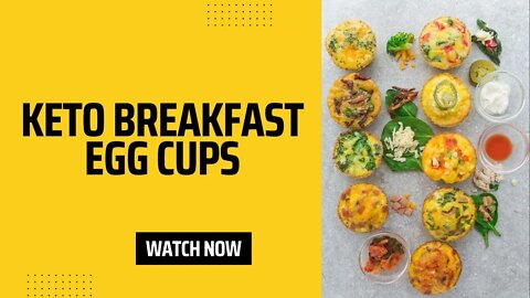 KETO DIET: KETO BREAKFAST EGG CUPS. #shorts #keto #ketorecipes #ketodiet