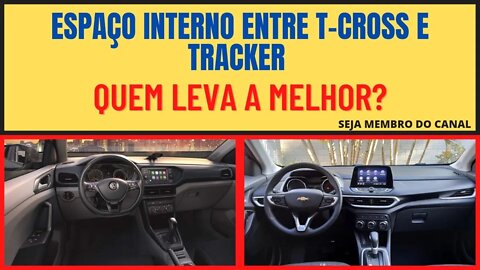 Espaço interno do T-Cross e Tracker, diferenças e aproveitamento!