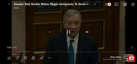 1/7/24 Sen. Dickhole Durbin Proposes Illegals in Military Conspiracy Theory Becomes Fact