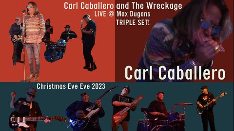 Carl Caballero & The Wreckage🚗 Chris Putt 🥁 Jake Segall 🎶 Dave Uricek 💡 Light Show Bob 🎸 Mark Pasman
