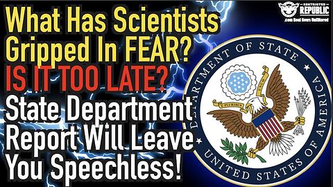 What Has Scientists Gripped In Fear? Is It Too Late? Government Report Will Leave You Speechless