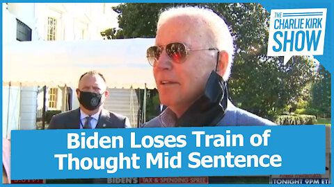 Biden Loses Train of Thought Mid Sentence