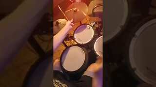 Eye of the tiger - survivor (drum cover) #shorts