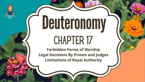 Deuteronomy Chapter 17 | NRSV Bible Reading