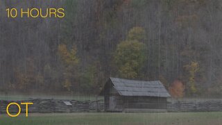 Thunderstorm in the smokies | Soothing Thunder & Rain Sounds For Sleep | Relaxation| Study| 10 Hours