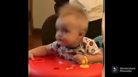 Hungary baby fall asleep while eating#super#sleepy#baby#cute#eat#shorts