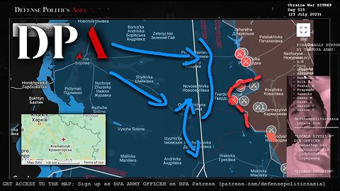 STRATEGIC ANALYSIS: Russian breakthru at Karmazyanivka; Objectives - Supply Lines - Considerations