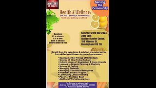 Health & Wellness Event - By The Community Ministry of Health and Human Services