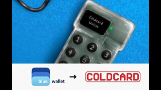 Bitcoin: How To Use Blue Wallet With Coldcard