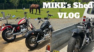 Mike's Shed Vlog - We Bought Three Motorbikes - XV250 Virago